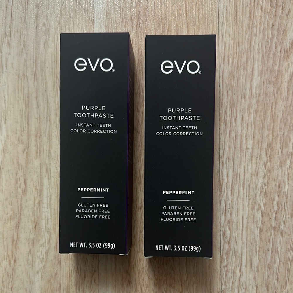 EVO-Purple Toothpaste - Peppermint-SET 2